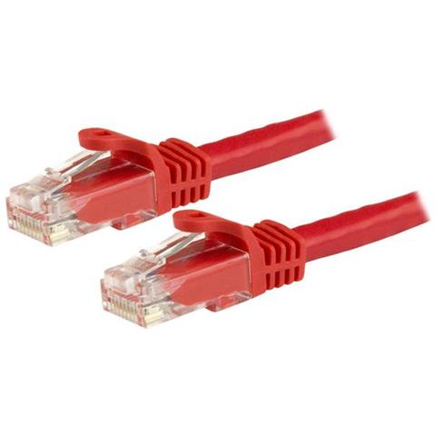 Cavo di rete CAT 6 - Cavo Patch Ethernet RJ45 UTP rosso da 1m antigroviglio - cavo gigabit categoria 6 - Foto 1
