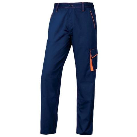 Pantalone Da Lavoro Delta Plus, Colore: Blu e Arancione - Foto 1