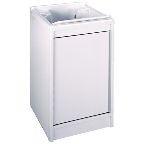 Mobile Lavatoio Bianco In Pvc Cm45x50x84h - Foto 3