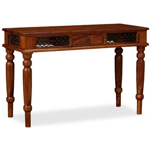 VIDAXL Scrittoio In Legno Massello Di Sheesham 120x50x76 Cm ePRICE