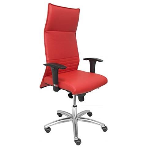 Poltrona Albacete Xl Ecopelle Fino A 160 Kg Sedie Da Ufficio Talla Unica Rosso - Foto 1