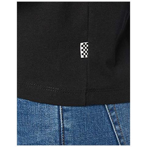 Flying V Crew Tee T-shirt, Nero (nero Blk), 40 (taglia Unica: Small) Donna - Foto 2