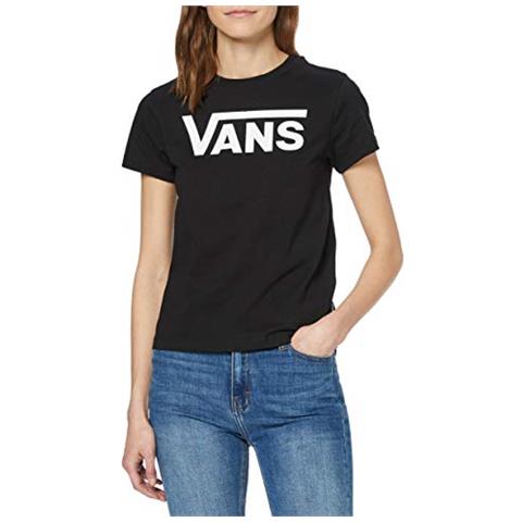 Flying V Crew Tee T-shirt, Nero (nero Blk), 40 (taglia Unica: Small) Donna - Foto 1