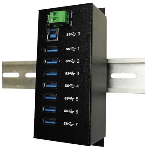 EX-1187HMVS, USB 3.0, 5000 Mbit / s, CE / FCC / RoHS / WEEE, 40V, Nero, Metallo - Foto 1