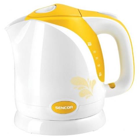 Bollitore Capacità 1.5 Litri Colore Bianco e Giallo - Foto 1