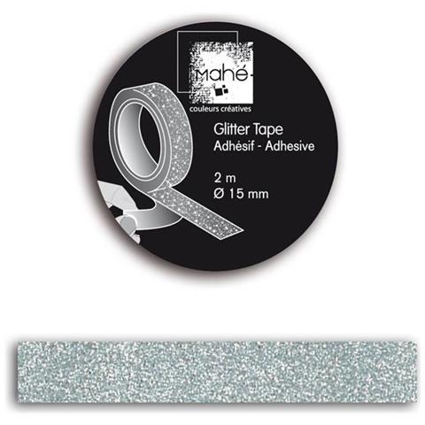 Masking Tape Argento Con Glitter - Foto 1