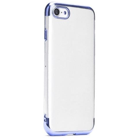 Elctro Slim Custodia Tpu Silicone Cover Case Per Apple Iphone X - Xs Trasparente Blu - Foto 1