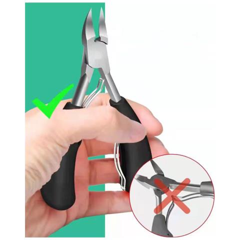 Kit Pedicure Con 6 Strumenti Per La Cura Dei Piedi Nero - Foto 5