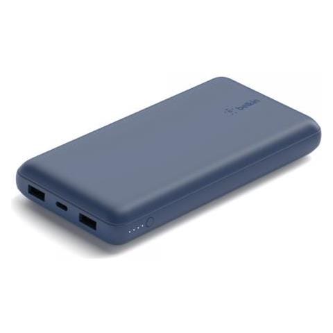Powerbank 15w 20k Con Cavo Usb-a USB-C Blu - Foto 2