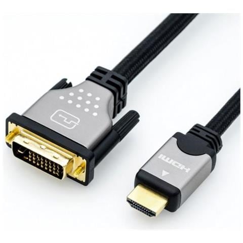 11.04.5873, 5 M, Hdmi, Dvi, Maschio, Maschio, Oro - Foto 1