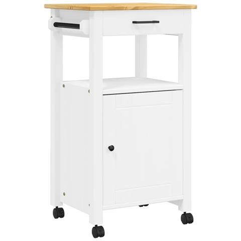 Carrello Da Cucina Monza 48x40x90 Cm In Legno Massello Di Pino - Foto 2