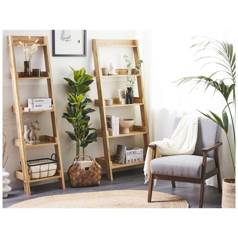 Mobile Con 5 Ripiani Mobile Duo 169 Cm Marrone Chiaro - Foto 1