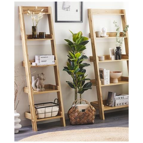 Mobile Con 5 Ripiani Mobile Duo 169 Cm Marrone Chiaro - Foto 9