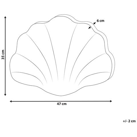 Cuscino Decorativo Consolida Velluto Tinta Unita Bianco Sporco - Foto 2