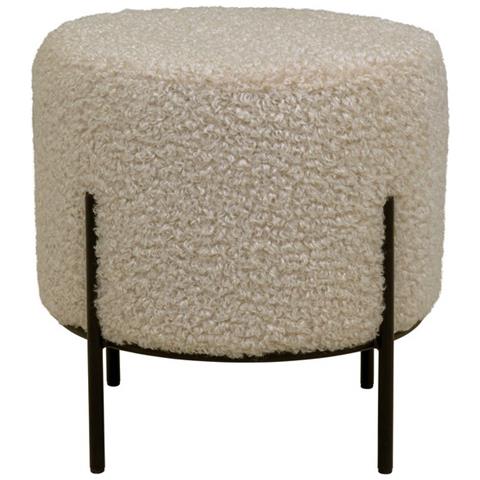 Pouf Alford - Grigio - Poliestere - 35,5x35,5x37 Cm - Foto 2