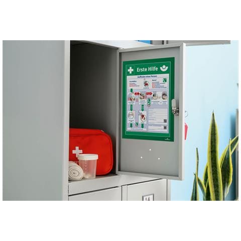 Duraframe Cornice Informativa Magnetica - Formato A4 - Verde - 5 Pezzi - Foto 2