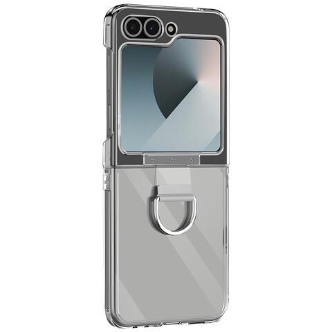 Cover Per Samsung Galaxy Z Flip6 Con Anello Rigida Sottile Leggera - Foto 1