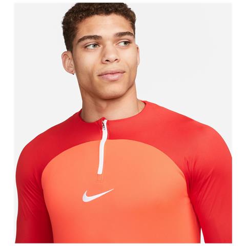Maglia zip1/4 Academypro Dh9230-635 Uomo Taglia Xl Colore Bright Crimson - Foto 2