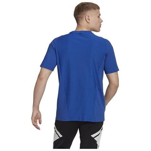 T-Shirt Tiro 23 Hu1321 Uomo Taglia Xl Colore Azzurro - Foto 4