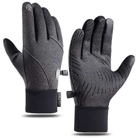 Guanti Invernali Caldi - Compatibili Con Touchscreen Grey L - Foto 1