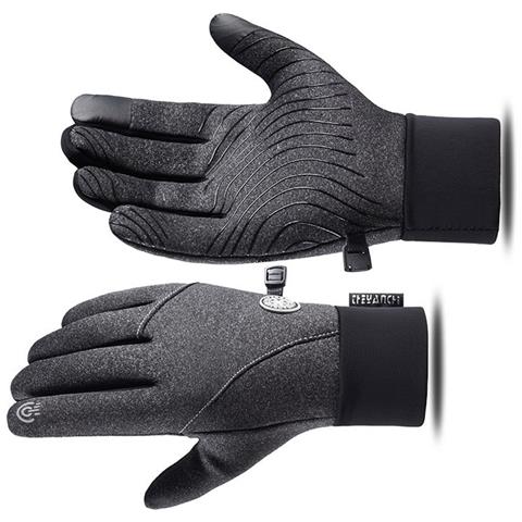 Guanti Invernali Caldi - Compatibili Con Touchscreen Grey L - Foto 3