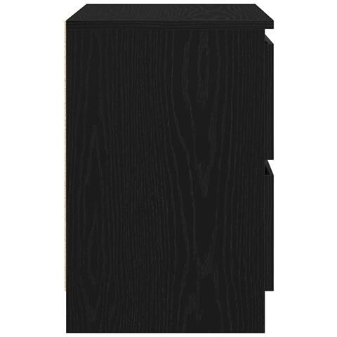 Mobile Porta TV Nero 40x35x54 cm in Legno Multistrato - Foto 2