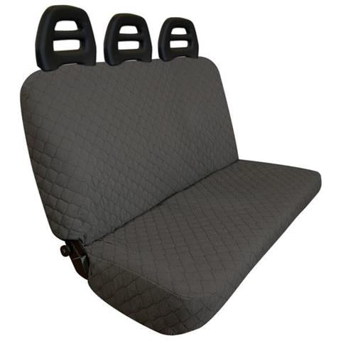 Coprisedile Universale Posteriore 3 Posti Per Furgone Tess. Cotone Trapuntato Antracite - Foto 1