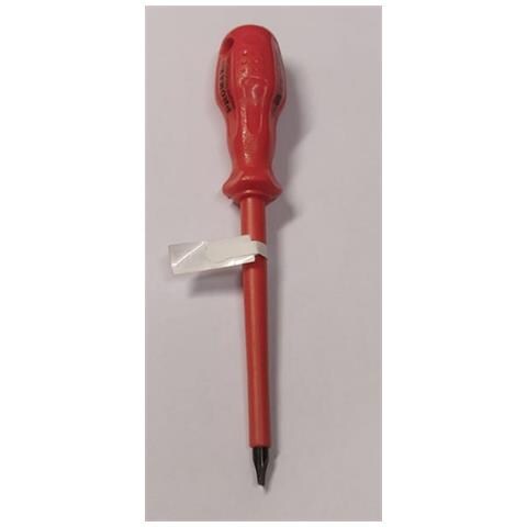 Giravite Professionale Per Elettricista - Per Viti A Testa Piatta 5,5x125mm Punta Magnetica - Lama Isolata E Manico Rosso Ergonomico In Pvc - Foto 1