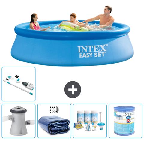 Piscina Fuori Terra - In Giro - 305x76 Cm - Blu - Include Accessori Coordinati A914 - Foto 1