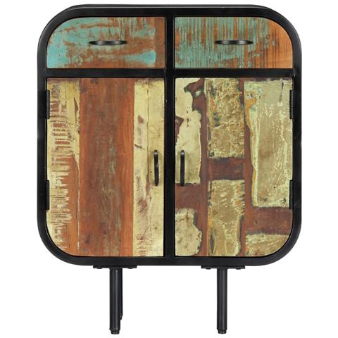 Lusso Casadino -  Credenza 60x30x75 Cm In Legno Massello Di Recupero - Foto 1