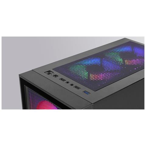 MC-AIR computer case Midi Tower Nero - Foto 3