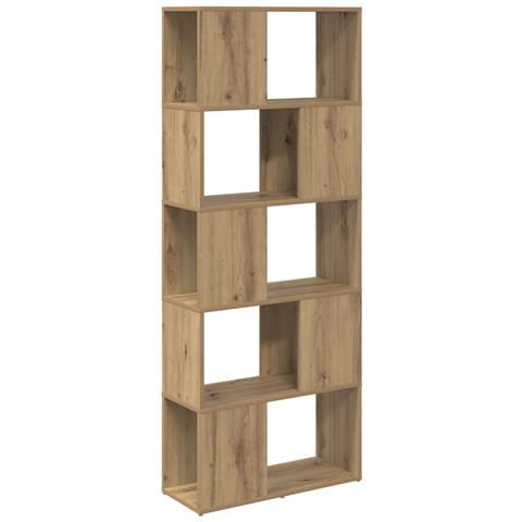 Scaffale Rovere Artigianale Truciolare 60 x 24 x 155 cm Scaffale - Foto 1