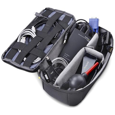 Adattatore Crash Cart Portatile per laptop, Console KVM con USB /VGA /Mini DisplayPort; trasferimento file e acquisizione video, TAA - Foto 7