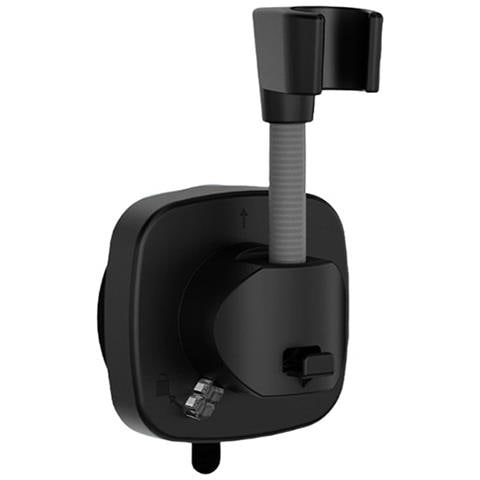 Supporto Per Soffione Doccia A Ventosa Senza Trapano - Regolabile E Rimovibile Black - Foto 1