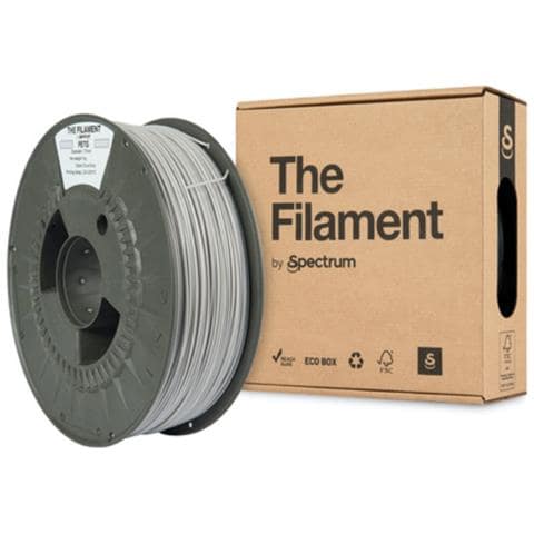 TF-24018 materiale di stampa 3D Polietilene Tereftalato Glicole (PETG) Grigio 1 kg - Foto 1