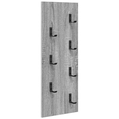 Appendiabiti a muro Grigio sonoma 30 x 1.5 x 80 cm - Foto 1