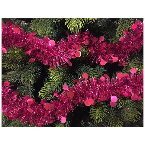 Dmora - Decorazione Da Natale Olaf, 1000x8 H8 Cm, Fucsia - Foto 1