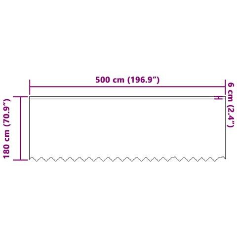 Tende con tende Bianco 500 x 180 cm Poliestere - Foto 8