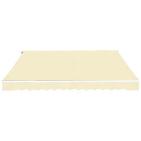 Tenda Da Sole Pieghevole Manuale 400 Cm Crema - Foto 1