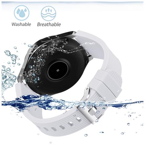 Bracciale Samsung Galaxy Watch 46 Mm - Bianco - L - Foto 2