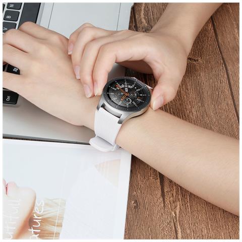 Bracciale Samsung Galaxy Watch 46 Mm - Bianco - L - Foto 7