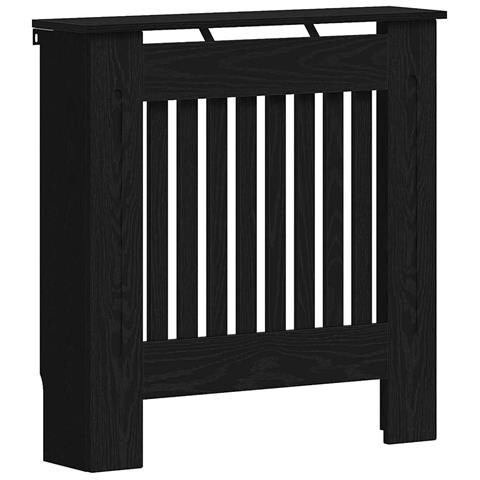 Copertura per radiatori Rovere Nero 78 x 19 x 81,5 cm - Foto 1