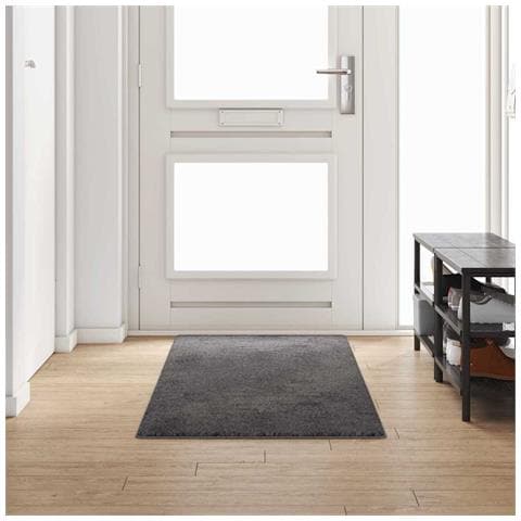 Runner in Moquette Grigio 80 x 250 cm 100% Polipropilene Tuft - Foto 2