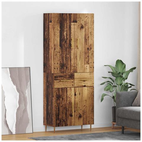 Credenza Legno vecchio 69,5 x 34 x 180 cm Legno multistrato - Foto 2