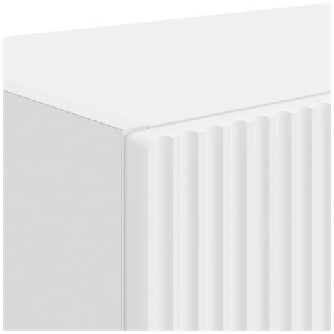 Mobile TV da parete Bianco 59,5 x 31 x 40 cm Legno multistrato - Foto 9