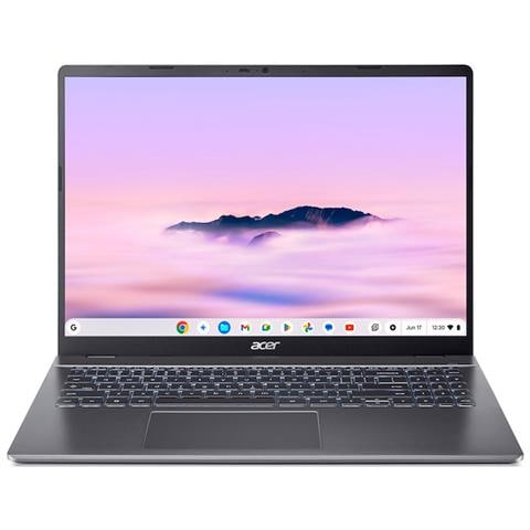 CHROMEBOOK PLUS 516 CB516-1H-357B Intel® Core™ i3 i3-1315U 40,6 cm (16") WUXGA 8 GB DDR5-SDRAM 256 GB SSD Wi-Fi 6E (802.11ax) ChromeOS Italiano Grigio - Foto 1