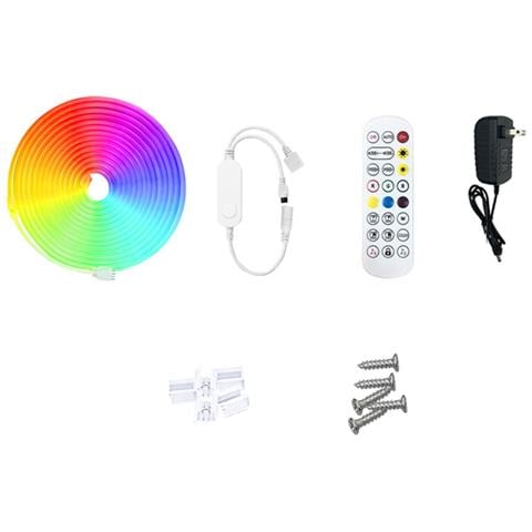 Striscia Led Neon Rgb 10m - Modalità Doppia Con Telecomando 24 Tasti - Kit Illuminazione Led Impermeabile Ip67 - Foto 1