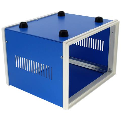 Custodia In Metallo Blu Per Strumenti - Alta Qualità, 120x320x268 Mm | Progetti Elettronici, Scatole Di Distribuzione, Protezione - Foto 5