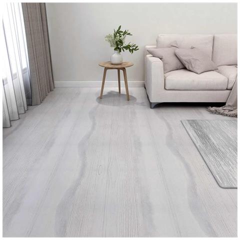 Tavole per Pavimenti 55 pcs Grigio chiaro 5,11 m² PVC - Foto 2