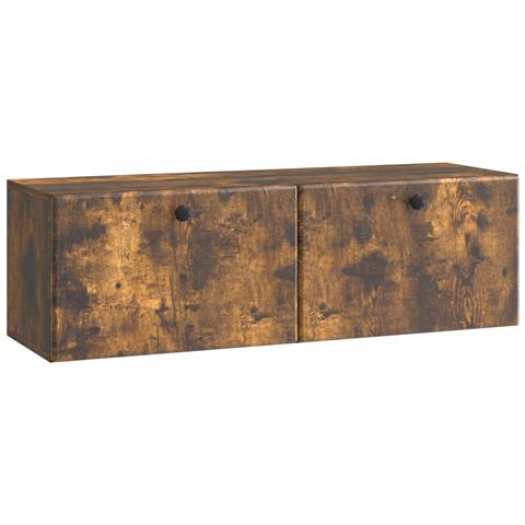 Mobile Porta TV da Muro 98 x 31 x 30 cm Rovere Fumo - Foto 1